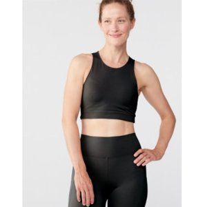NWT REI Black Take Your Time Longline Bra